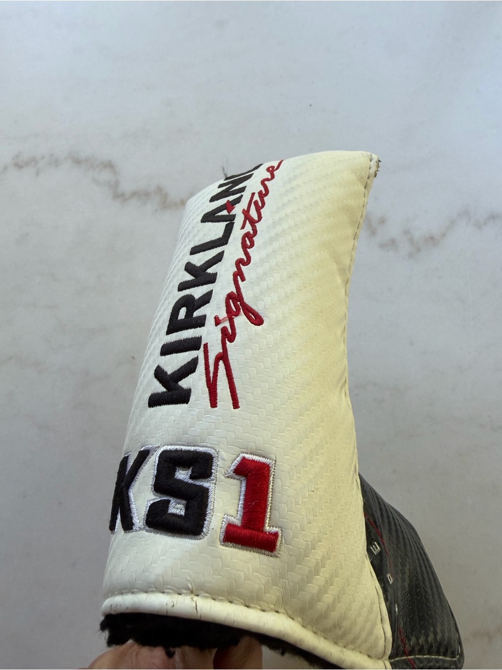 Kirkland Signature KS1 Blade Putter Headcover White Black Red Golf